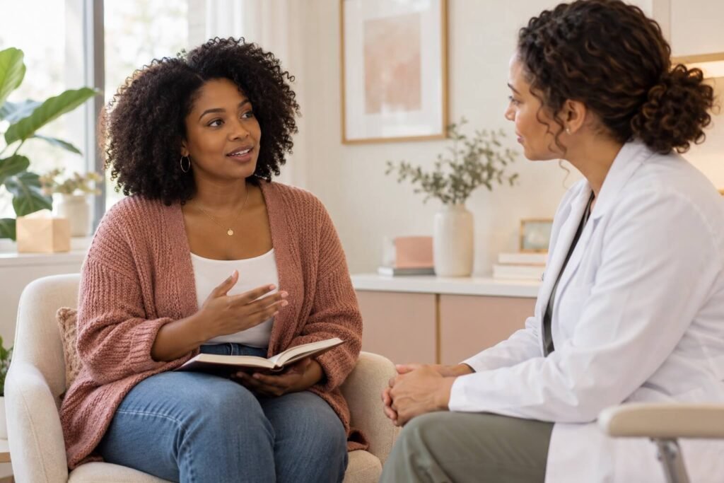 Your symptoms and priorities are useful starting points for a medical conversation.