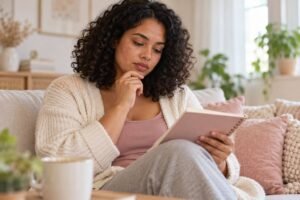 Skin changes are worth mentioning alongside period and hair changes